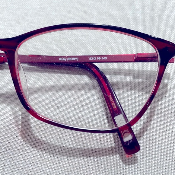 XOXO Accessories Xoxo Bali Ruby Red Womens Rxready Eyeglasses